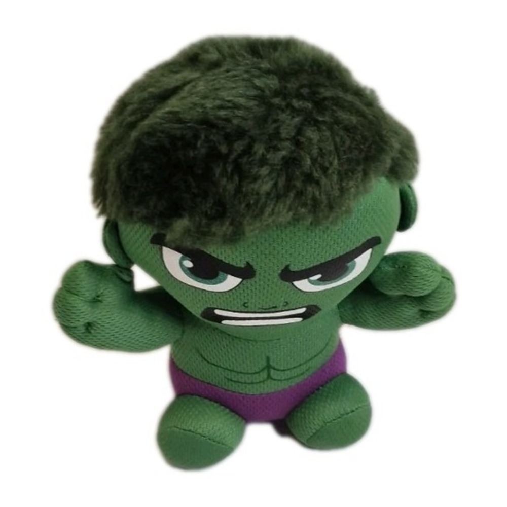 Marvel The Incredible HULK 7" Stuffed Toy, TY Beanie, Avengers Hero Merch - Picture 4 of 6